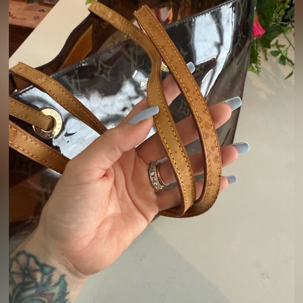 Louis Vuitton Translucent Monogram Ambre Cabas Cruise GM Clear Tote w/ LV Pouch - Picture 7 of 16